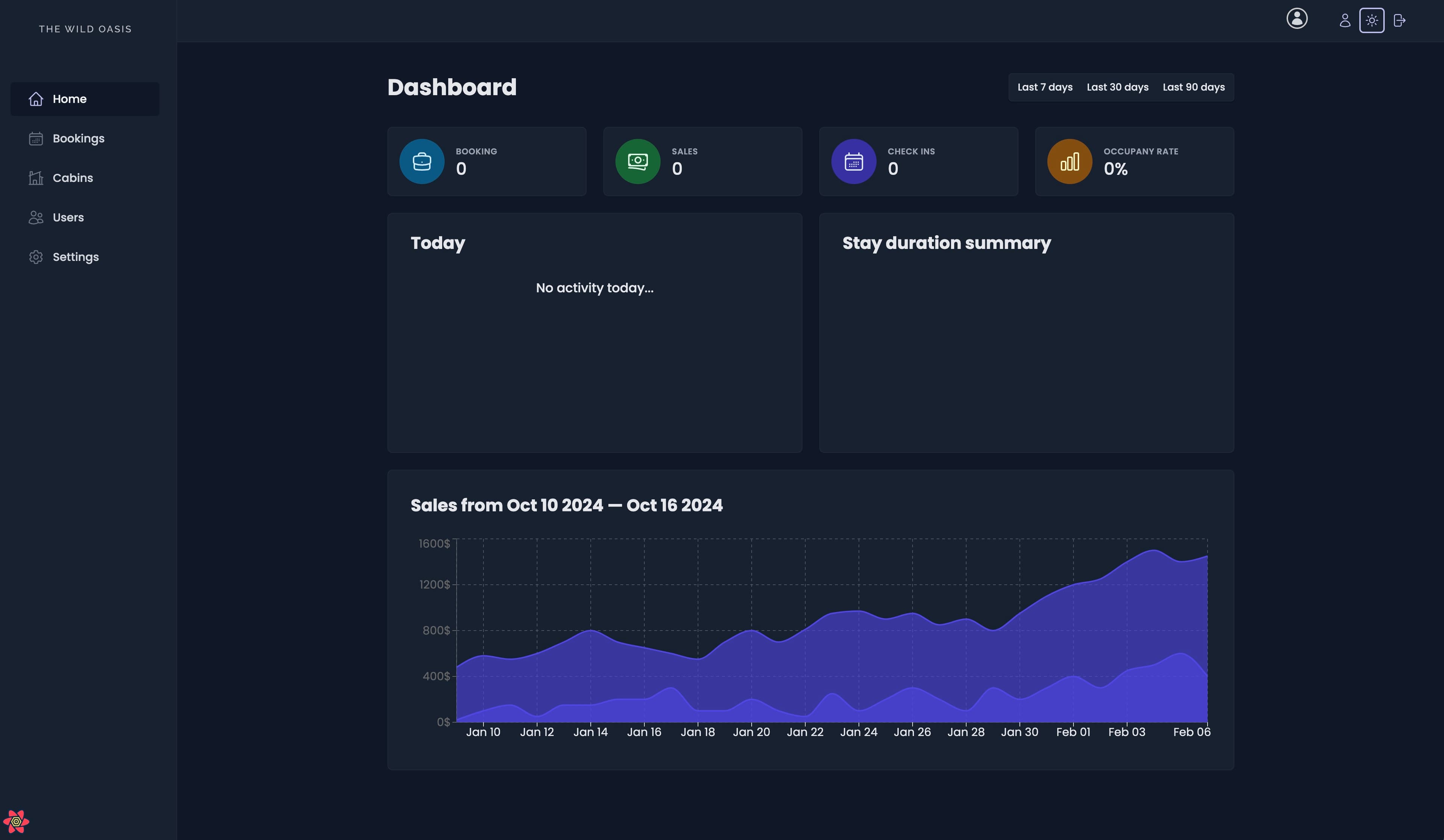 Booking Management System screenshot 1