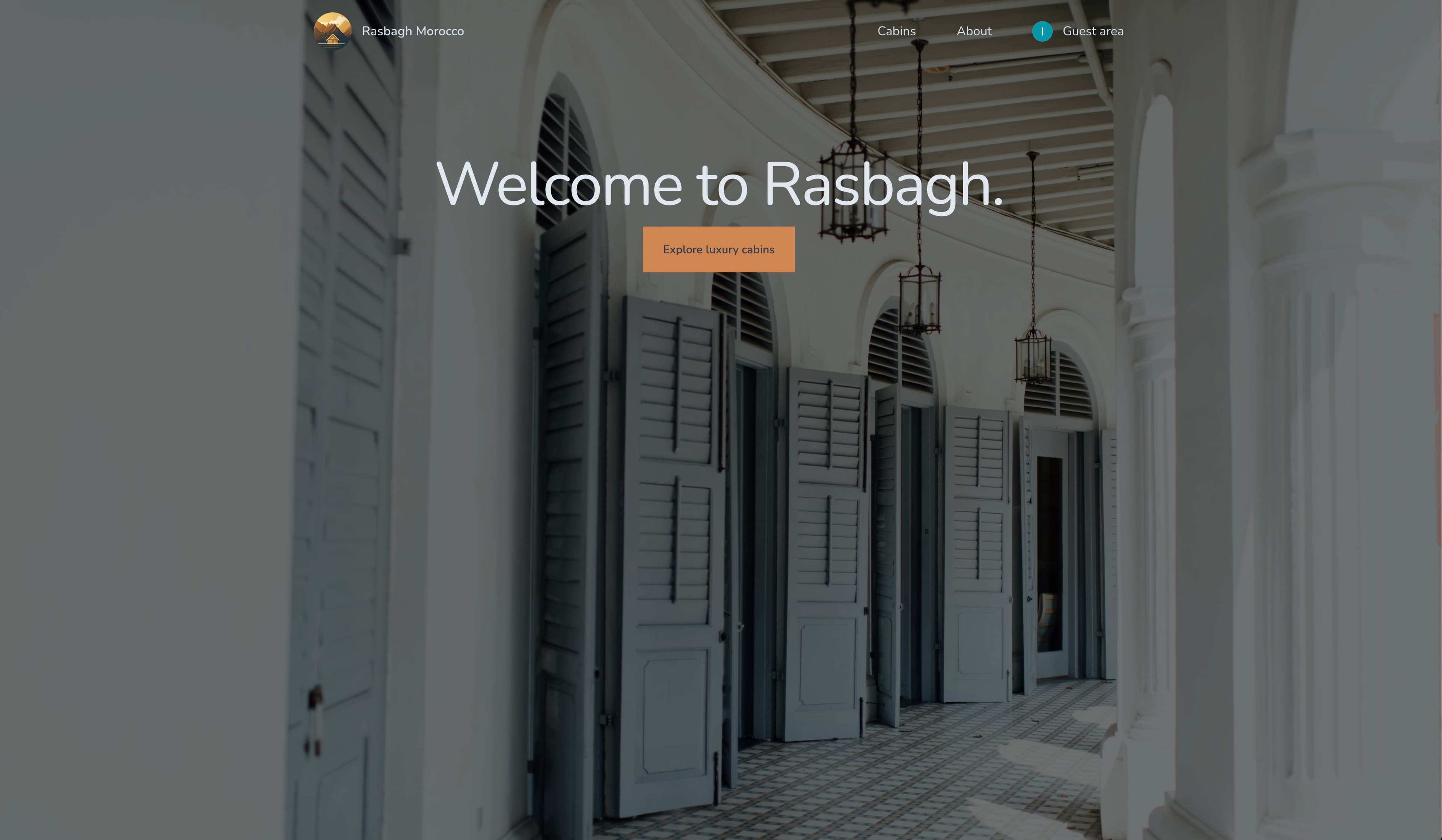 Rasbagh Booking Website screenshot 1